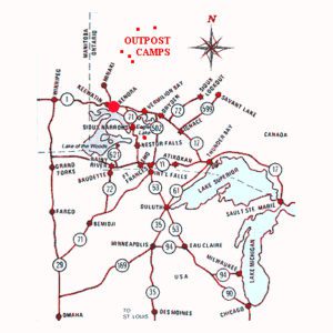 map-to-kenora-from-the-usa-major routes